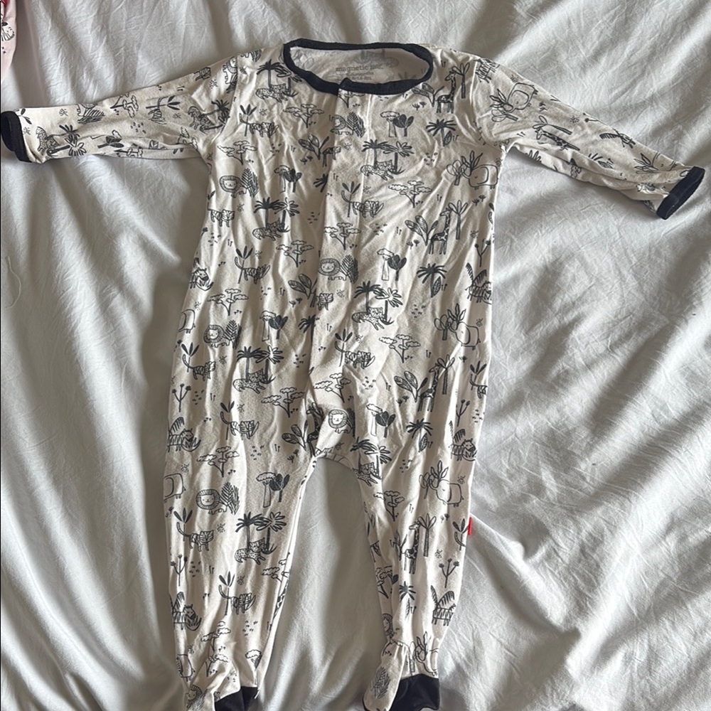 Black and White Kids One Piece